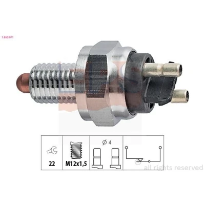 Kuva EPS 1.860.071 Peruutusvalon Kytkin Made in Italy OE Equivalent OPEL: Omega B Sedan
