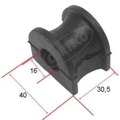 Kuva CORTECO 21652984 Kallistuksenvakaajan Puslat 16 40 FORD: FIESTA 4