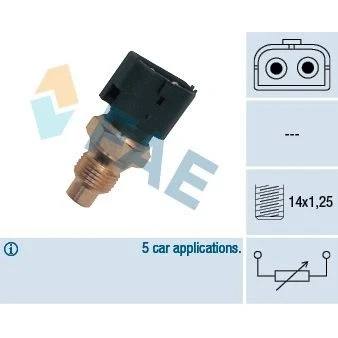 Kuva Jäähdytysnestelämpötilan sensori VOLVO 760, 760 Kombi OE 1362644, 1362644 5, JPB101330