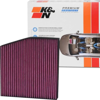 Kuva K&amp;N Filters DVF5021 Raitisilmasuodatin Aktiivihiilisuodatin 253 42 neliönmuotoinen MERCEDES BENZ: B sarja, GLA, A FORD: FOCUS 3 Turnier