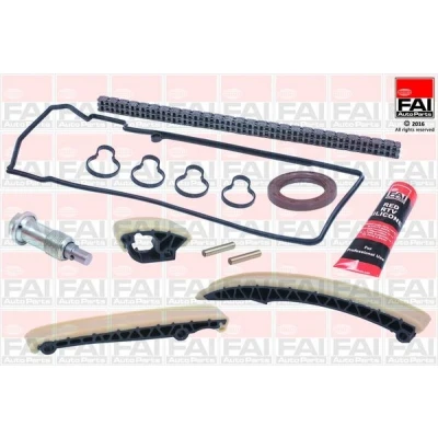 Kuva FAI AutoParts TCK144 Jakoketjusarja Tiivisteillä, ilman hammaspyöriä Yksinkertainen, Niittiketju MERCEDES BENZ: C sarja T modell, Sedan