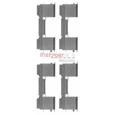 Kuva METZGER 109 1729 Tarvikesarja, Jarrupala FIAT: Ducato III Bussi, Van, Flatbed Kuorma auto / Alusta, IVECO: DAILY 4