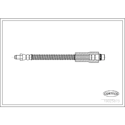 Kuva CORTECO 19025873 Jarruletku Etuakseli 305 PEUGEOT: 206 Hatchback