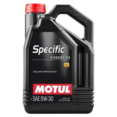 Kuva Motul Specific FPW9.55535/03 5W 30 5l Moottoriöljy 113664 MERCEDES BENZ: Sprinter 3.5 T Van, C sarja modell, E modell