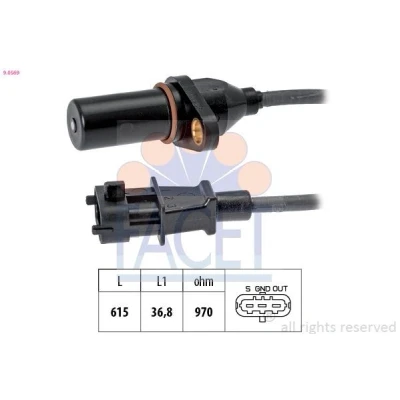 Kuva FACET 9.0569 Kampiakselin Asentotunnistin Made in Italy OE Equivalent HYUNDAI: SANTA FE 2