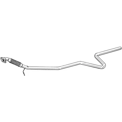 Kuva Pakoputki, Keskellä FORD FIESTA VI, Van VI OE 1521759, 1571385, 1579025