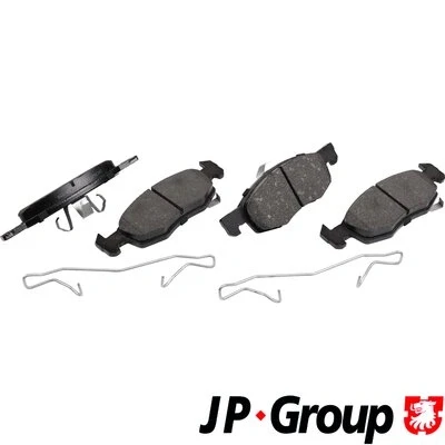 Kuva JP GROUP 1263607710 Jarrupalat Etuakseli akustisella kulumavaroittimella OPEL: Corsa E Hatchback