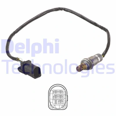 Kuva DELPHI ES21153 12B1 Lambda Anturi Laajakaista lambdasondi, Lämmitetty VOLKSWAGEN: Polo V Hatchback, SEAT: Ibiza 4, SKODA: Roomster