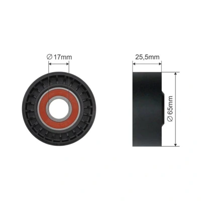 Kuva Kiristysrulla, kiilahihna DODGE, JEEP, MERCEDES BENZ OE 6 8131 035AA, 651 200 00 70, 16 70