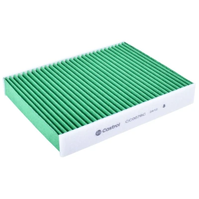 Kuva Castrol filters CC0076C Raitisilmasuodatin Aktiivihiilisuodatin, Antibakteerisella vaikutuksella 238mm 190mm 35mm FORD: FIESTA 5, Fusion Farmari