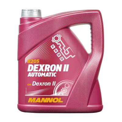 Kuva MANNOL DEXRON II Automatic MN8205 4 Automaattivaihteistoöljy ATF Punainen VOLVO: 940 I Sedan, SUBARU: Legacy 4, MERCEDES BENZ: E sarja Sedan