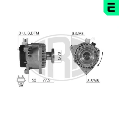 Kuva ERA 210330A Laturi 14V 105A FORD: Focus 2 Kombi, 2, C Max