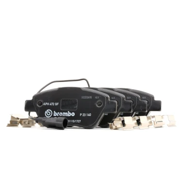 Kuva BREMBO P 23 140 Jarrupalat Sis. kulumisenilmaisimen Jarrusatulan ruuveilla Tarvikkeilla FIAT: 500 Hatchback, Qubo