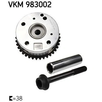 Kuva SKF VKM 983002 Nokka Akselin Hammaspyörä Imupuoli VOLKSWAGEN: Jetta 4
