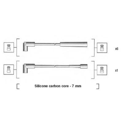 Kuva MAGNETI MARELLI 941425010939 Sytytysjohto JEEP: Grand Cherokee I