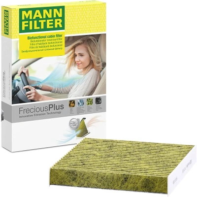 Kuva MANN FILTER FP 20 006 Raitisilmasuodatin Aktiivihiilisuodatin polyfenolilla 195 187 30 FIAT: 500 Hatchback, ABARTH: / 595 695 Hatchback