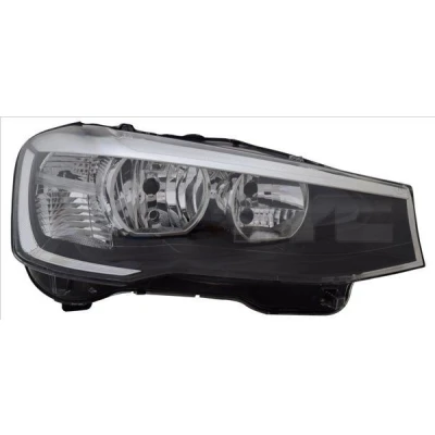 Kuva TYC 20 16577 05 9 Ajovaloumpio Oikea H7/H7, W21W Huomiovalolla Oikeanpuoleiselle liikenteelle Sähkömoottorilla BMW: X3