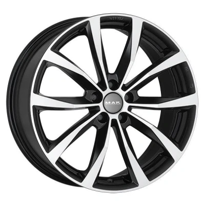 Kuva MAK Wolf Black Machined Face 7,5x18 5/100 ET46 B57