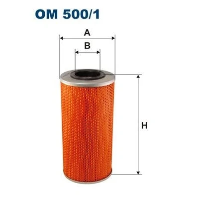 Kuva FILTRON OM 500/1 Öljynsuodatin Suodatinpanos