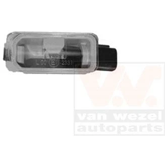 Kuva VAN WEZEL 1881920 Rekisterikilven Valo Takana Ilman lampun kantaa FORD: MONDEO 4 Turnier,