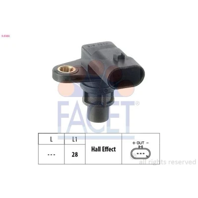 Kuva FACET 9.0388 Nokka Akselin Asentotunnistin Made in Italy OE Equivalent OPEL: Astra H Caravan, Vectra C Zafira B, ALFA ROMEO: 159 Sportwagon