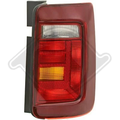 Kuva DIEDERICHS 2297792 Takavalot Oikea Savunharmaa Ilman lampun kantaa VOLKSWAGEN: CADDY 4 Kombi
