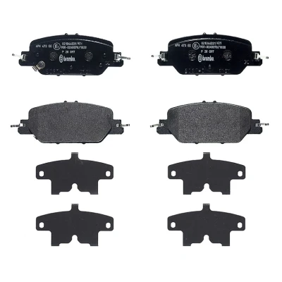 Kuva BREMBO P 28 097 Jarrupalat akustisella kulumavaroittimella Huudonvaimennuspellillä Ilman tarvikkeita