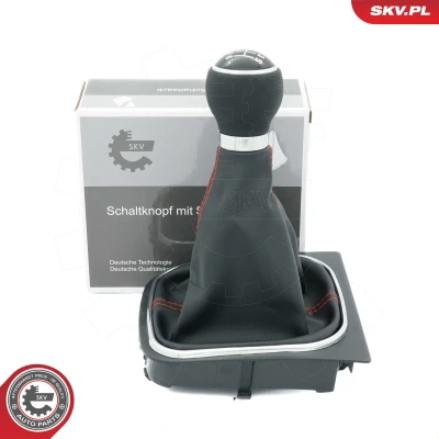 Kuva ESEN SKV 63SKV502 Vaihdekepin nuppi 6 vaihteinen Nahka VOLKSWAGEN: Golf 5, Jetta 3