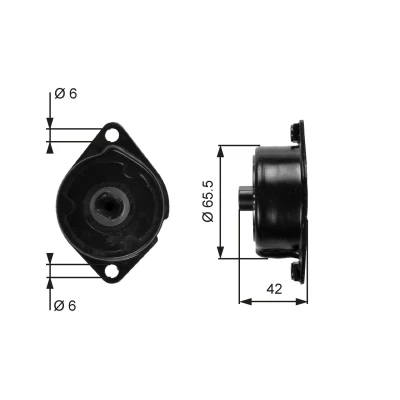 Kuva GATES FleetRunner Micro V Kit T39090 Kiristysrulla BMW: 3 Touring, Sedan, 5 Sedan