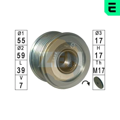Kuva Vapaakytkin INFINITI EX, FX, M, NISSAN NAVARA NP300, NP300 Flak/chassi, PATHFINDER III, QASHQAI / +2 I OE 23151 5X21A, A002TX0781,