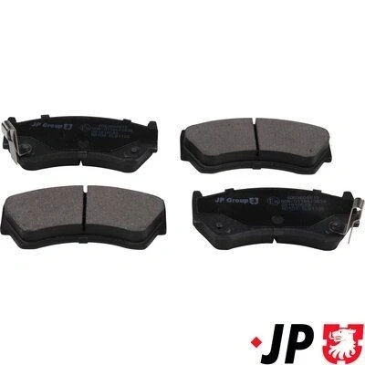 Kuva JP GROUP 4063604610 Jarrupalat Etuakseli akustisella kulumavaroittimella NISSAN: ALMERA 1, 1 Hatchback