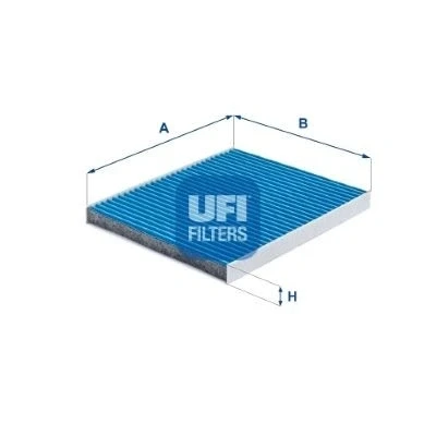 Kuva UFI 34.256.00 Raitisilmasuodatin Antibakteerisella vaikutuksella 230mm 200mm 20mm ALFA ROMEO: Giulietta Hatchback