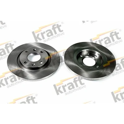 Kuva KRAFT 6045785 Jarrulevyt 266, 266,0 13,0 4 täysi CITROËN: C3 I Hatchback, C2 PEUGEOT: Partner Van
