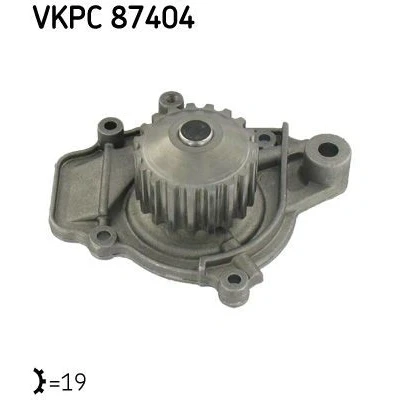 Kuva SKF VKPC 87404 Vesipumppu 19 Tiivisteillä Metalli Hammashihnavedolle HONDA: CIVIC 4 Hatchback, Stufenheck, 6 Fastback