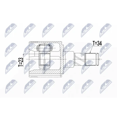 Kuva NTY NPW BM 124 Vetonivel Etuakseli, vasen MINI: Countryman