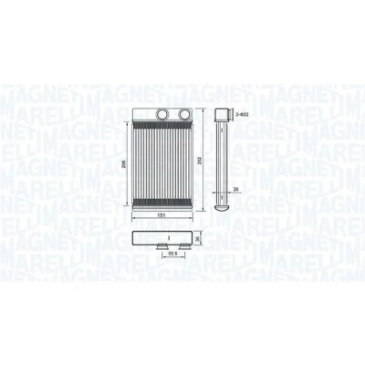 Kuva MAGNETI MARELLI 350218478000 Lämmityslaitteen Kenno OPEL: Ampera