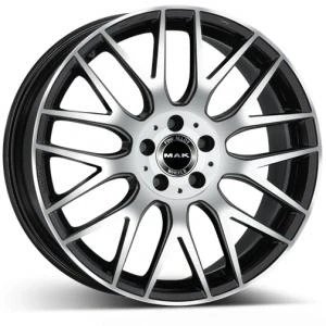 Kuva MAK Arrow Black polished 9x18 5/112 ET50 B66.6
