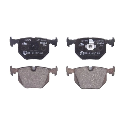 Kuva ATE Ceramic 13.0470 7079.2 Jarrupalat Kulumisenilmaisemelle, Ilman kulumisenilmaisinta BMW: 3 Touring, X3, Sedan, LAND ROVER: Range Rover