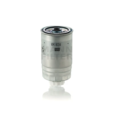 Kuva MANN FILTER WK 8034 Polttoainesuodatin Ruuvattava suodatin JEEP: WRANGLER 3, Cherokee IV, DODGE: Nitro SUV