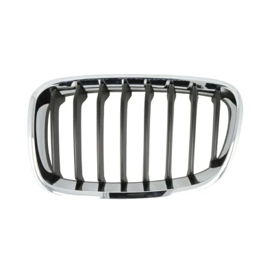 Kuva PRASCO BM1232024 Etusäleikkö Vasen Kromattu Musta BMW: 1 Hatchback