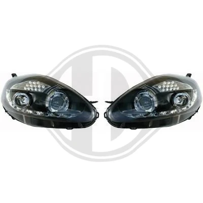 Kuva DIEDERICHS HD Tuning 3456585 Ajovalonheitinsarja Valokorkeussäätimen moottorilla