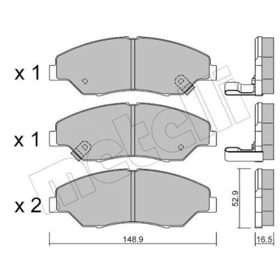 Kuva Jarrupalasarja, levyjarru METELLI 22 0376 0