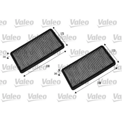 Kuva VALEO CLIMFILTER PROTECT 698857 Raitisilmasuodatin Aktiivihiilisuodatin 314, 330, 330 163 30 BMW: 7