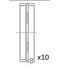Kuva FAI AutoParts BM1025 STD Kampiakselin Laakeri OPEL: Signum CC, FIAT: Marea Sedan