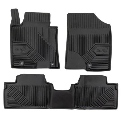 Kuva FROGUM No. 77 77412095 Lattiamattosetti TPE (termoplastinen elastomeeri) Edessä ja takana 4 musta Räätälöity KIA: cee‘d II Sportswagon