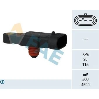 Kuva Tunnistin, imusarjapaine CHEVROLET, DAEWOO, OPEL OE 25184083, 96325870