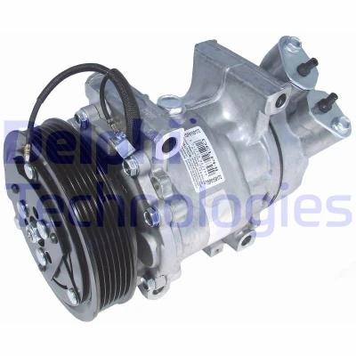 Kuva DELPHI TSP0159172 Ilmastoinnin Kompressori Sanden SD6V12 PAG 46 kompressoriöljyllä