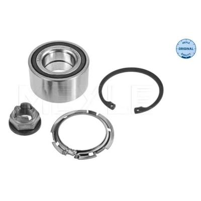 Kuva MEYLE 16 14 650 0007 Pyöränlaakerit etuakseli molemminpuoleinen Asennusmateriaalilla ORIGINAL Quality 72 Kuulalaakeri DACIA: Logan I MCV