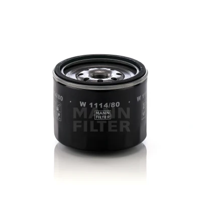 Kuva MANN FILTER W 1114/80 Öljynsuodatin M 20 X 1.5 Ruuvattava suodatin MAZDA: FAMILIA 5, 323 III Sedan, P V Hatchback