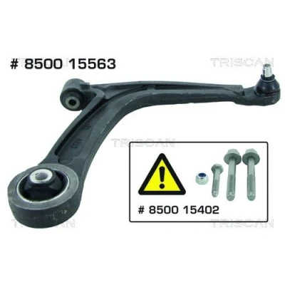 Kuva TRISCAN 8500 15563 Alatukivarsi Alapallo /pallonivelellä, Kumilaakerilla Poikittaistukivarsi 17, 15,8 FIAT: 500 Hatchback